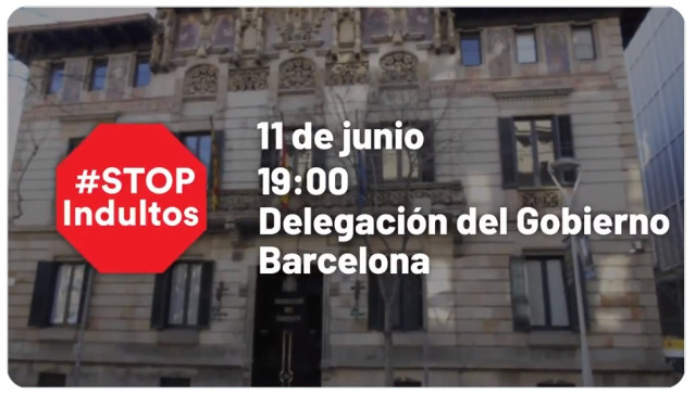 Final del vídeo difundido este domingo por Cs para mostrar su oposición a los indultos