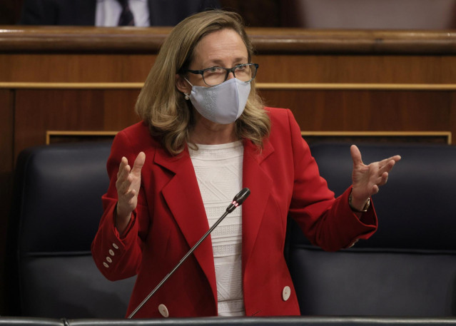 La ministra de Asuntos Económicos y Transformación Digital, Nadia Calviño.