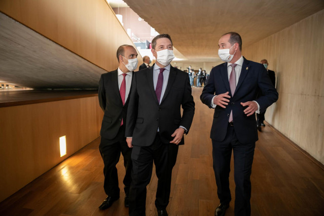 El presidente de Castilla-La Mancha, Emiliano García-Page, preside el acto institucional celebrado con motivo del Día de la Región en Guadalajara