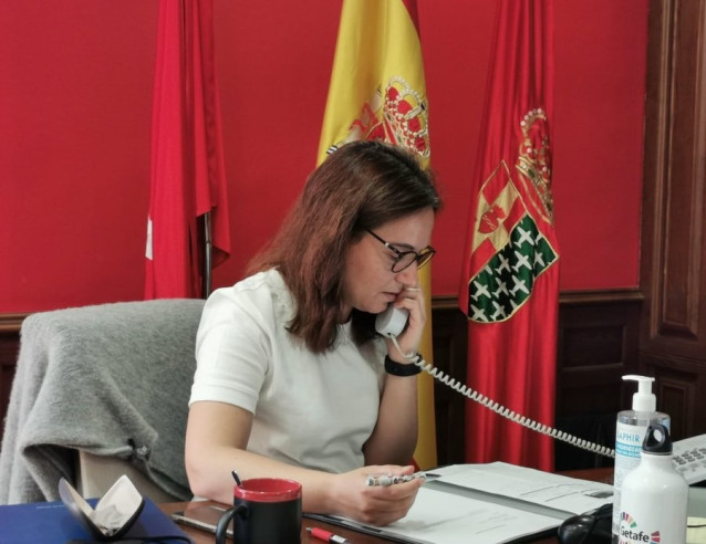 La alcaldesa de Getafe, Sara Hernández
