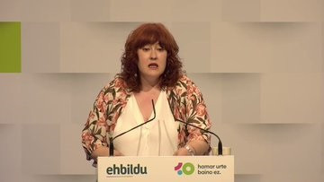 La parlamentaria de EH Bildu Eba Blanco