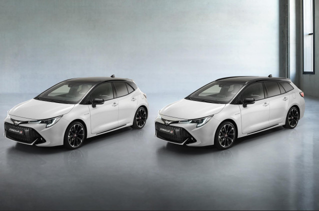 Archivo - Toyota Corolla Electric Hybrid y Toyota Corolla Touring Sports Electric Hybrid