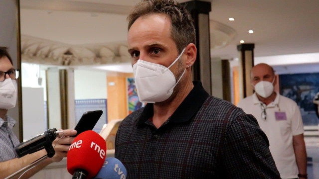 Coordinador del Grupo Parlamentario de Unidas Podemos, Ángel Luis Hernández
