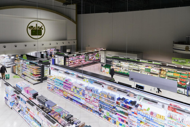 Archivo - Supermercado de Mercadona en Moyua, en Bilbao.