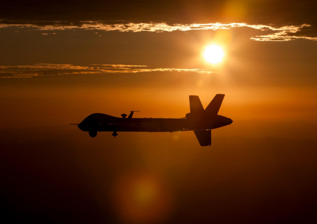 Archivo - Dron MQ-9 Predator B