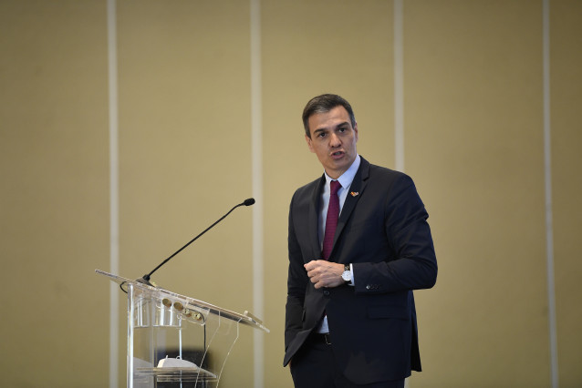 El presidente del Gobierno, Pedro Sánchez, durante su visita a Costa Rica