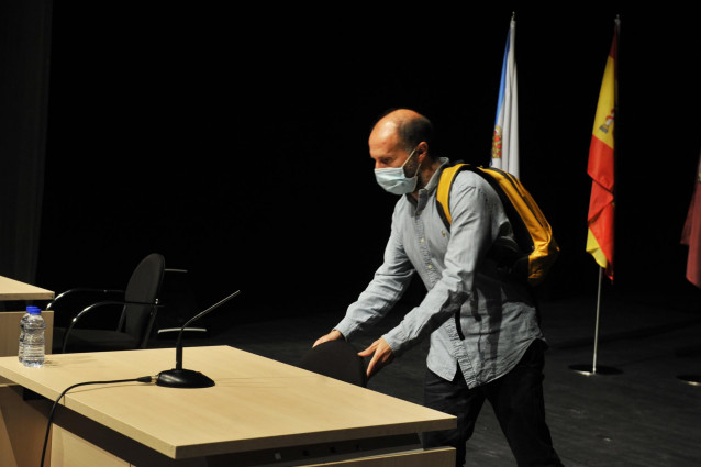El alcalde de Ourense, Gonzalo Pérez Jácome, somete su cargo de cuestión de confianza, a 14 de junio de 2021, en Ourense, Galicia (España). En un pleno extraordinario, el  Concello de Ourense decide esta mañana si otorga la confianza al alcalde de Ourense