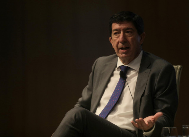 El vicepresidente de la Junta y consejero de Turismo, Regeneración, Justicia y Administración Local, Juan Marín
