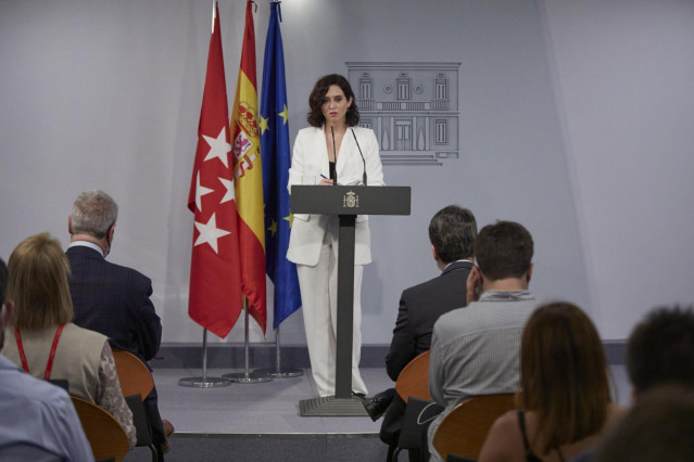La presidenta de la Comunidad de Madrid, Isabel Díaz Ayuso.