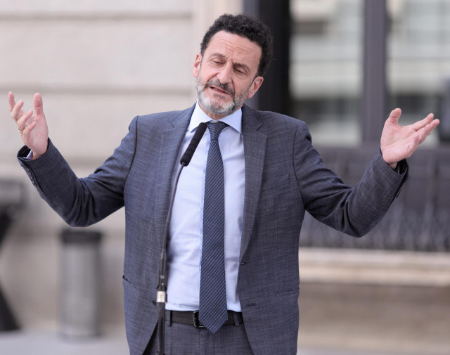 El vicesecretario general de Ciudadanos, Edmundo Bal, en rueda de prensa en el Congreso