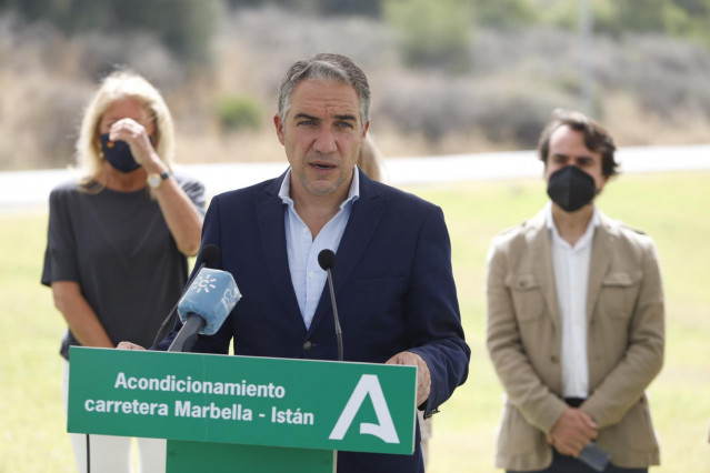 El consejero de la Presidencia, Administraciones Públicas e Interior, Elías Bendodo, en una foto de archivo