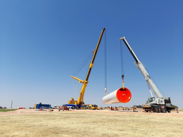 Construcción de parque eólico de 104,5 MW de Azora en Cuenca