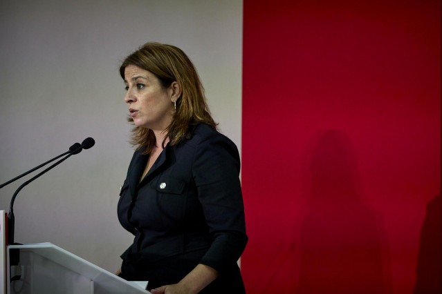 La vicesecretaria general del PSOE y portavoz del Grupo Parlamentario Socialista en el Congreso, Adriana Lastra