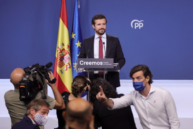 Pablo Casado hace balance del curso político