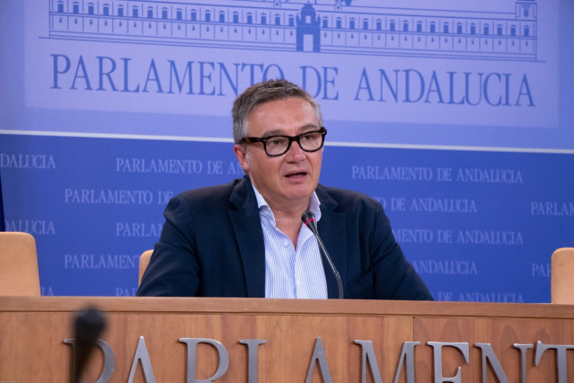 El portavoz parlamentario de Vox, Manuel Gavira, en una imagen de archivo.