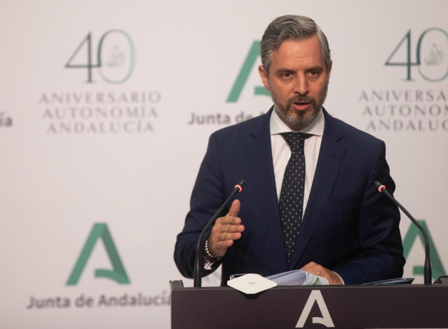 El consejero de Hacienda y Financiación Europea, Juan Bravo, en foto de archivo.
