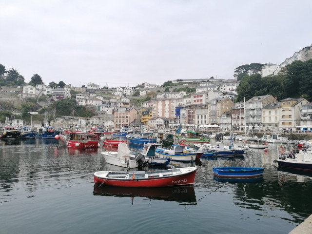Puerto de Luarca, municipio de Valdés. Barcos. Pesca.
