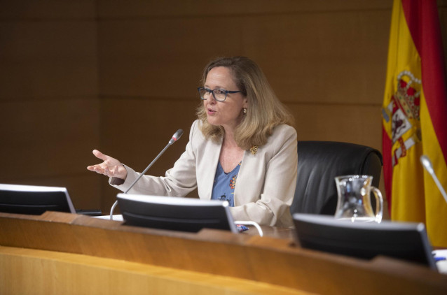 La vicepresidenta primera y ministra de Asuntos Económicos y Transformación Digital, Nadia Calviño.