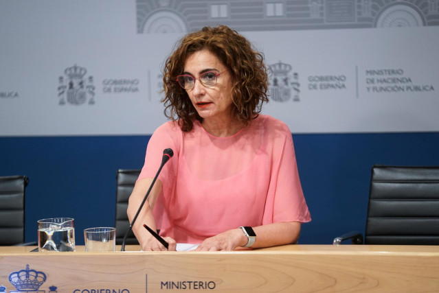 La ministra de Hacienda y Función Pública, María Jesús Montero.
