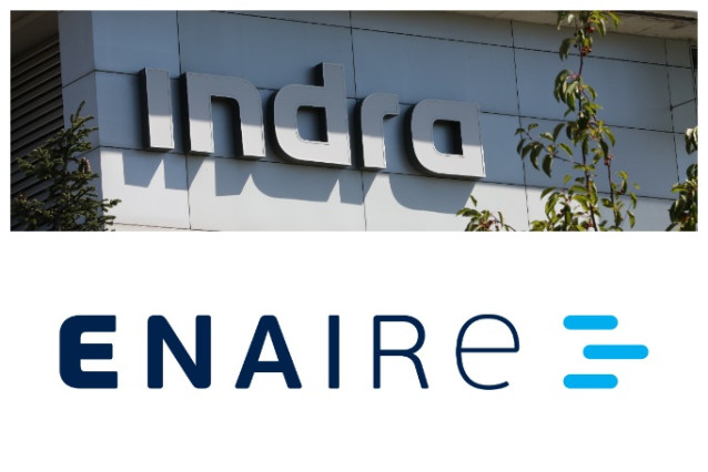Archivo - Indra y Enaire