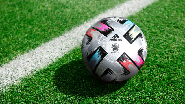 Archivo - Adidas lanza el Uniforia Finale, el balón para las Semifinales y la Final de la Eurocopa.