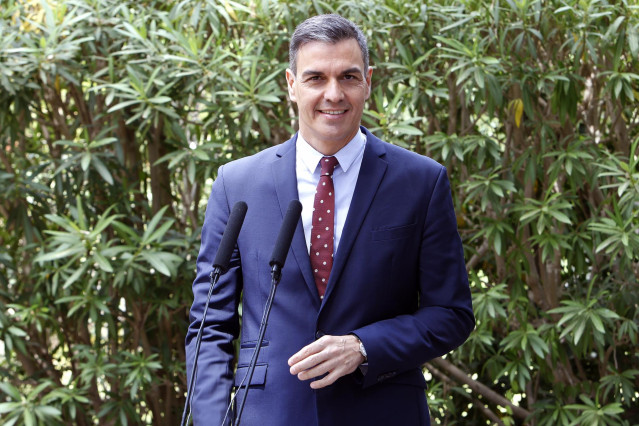 El presidente del Gobierno, Pedro Sánchez