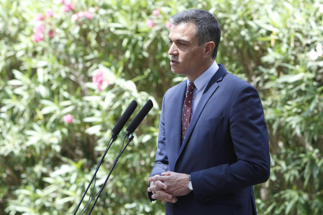 El presidente del Gobierno, Pedro Sánchez