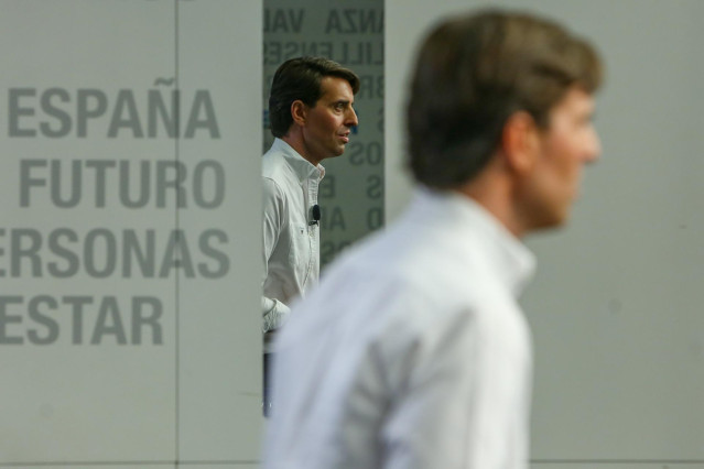 El vicesecretario de Comunicación del PP, Pablo Montesinos, durante una entrevista concedida a Europa  Press.