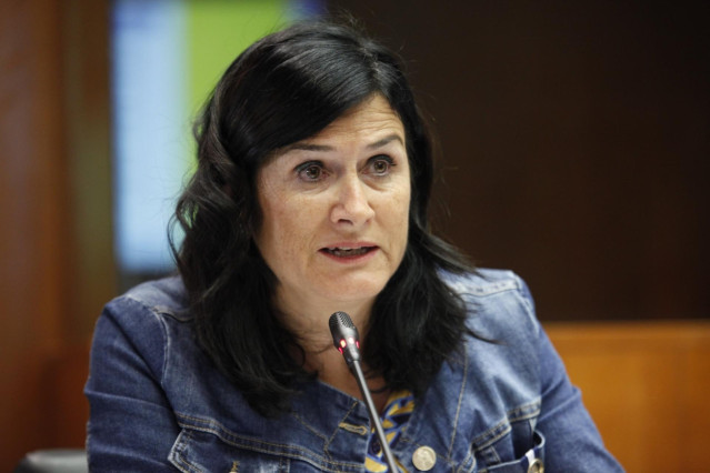 Archivo - La secretaria general de Chunta Aragonesista, Isabel Lasobras.