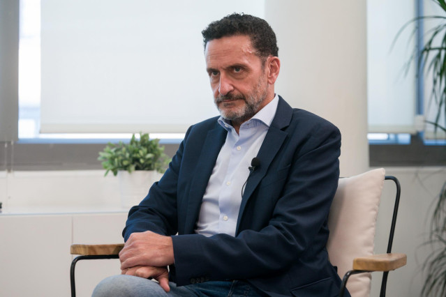 El vicesecretario general y portavoz nacional de Ciudadanos, Edmundo Bal, durante una entrevista para Europa Press en la sede de la agencia, a 5 de agosto de 2021, en Madrid (España).