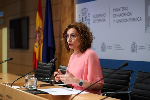 La ministra de Hacienda y Función Pública, María Jesús Montero, en una imagen de archivo de 2 de agosto.