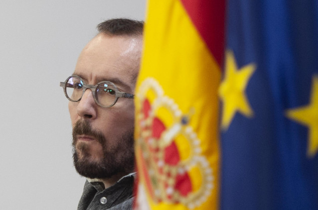 Archivo - El portavoz de Unidas Podemos en el Congreso, Pablo Echenique