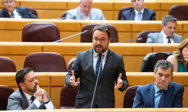 Archivo - Antona (PP) pide la dimisión de Marlaska por la 