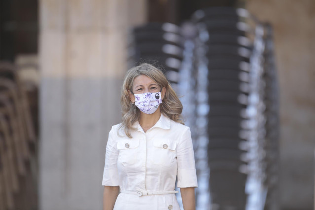 La vicepresidenta segunda y ministra de Trabajo y Economía Social, Yolanda Díaz,