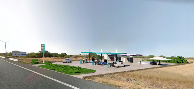 Render estación de servicio