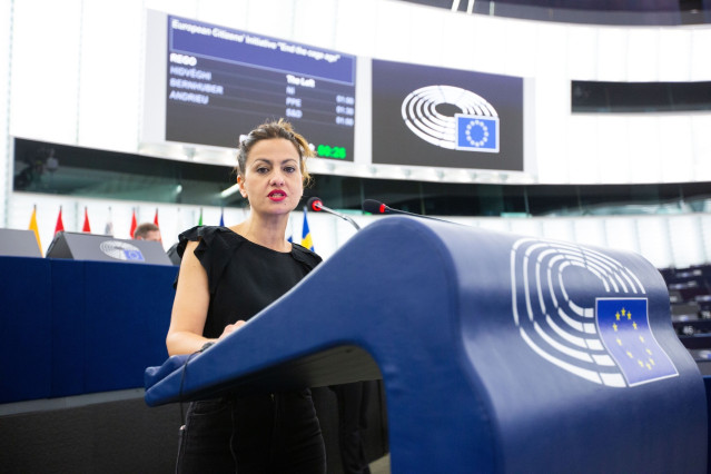 Archivo - La eurodiputada Sira Rego, portavoz de la dirección de IU