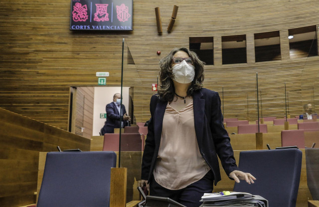 Archivo - La vicepresidenta del Gobierno de la Comunidad Valenciana y consellera de Políticas de Igualdad, Mónica Oltra en imagen de archivo