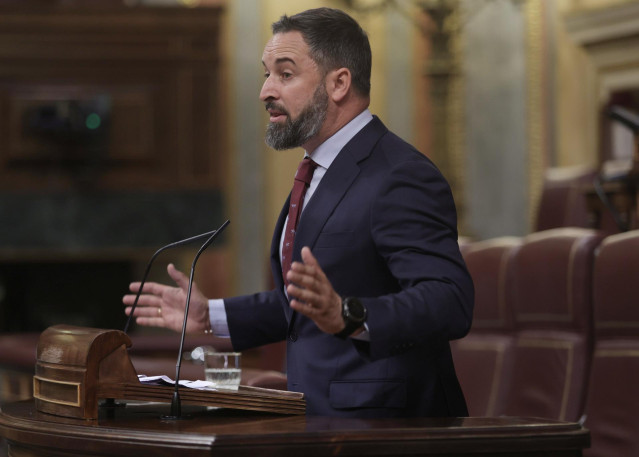Archivo - El líder de Vox, Santiago Abascal