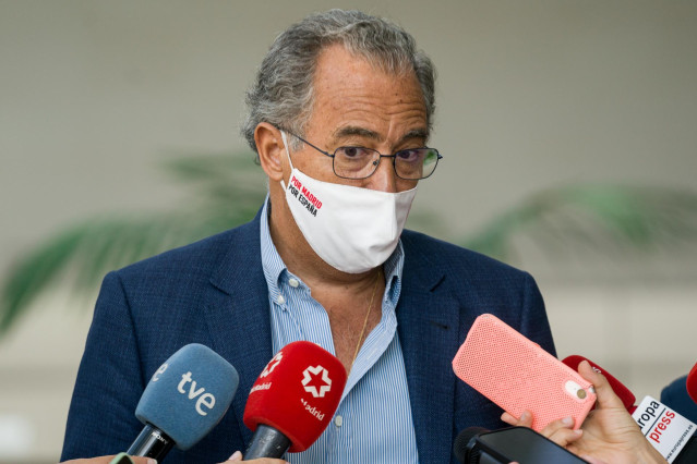 El consejero de Educación, Universidades y Ciencia y portavoz del Gobierno de la Comunidad de Madrid, Enrique Ossorio