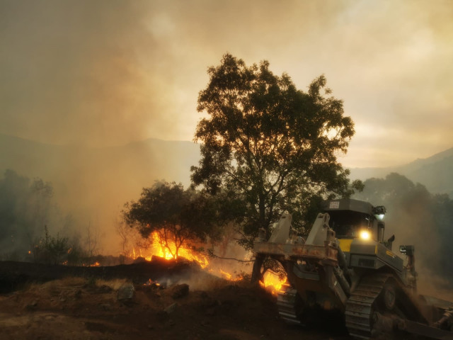 Incendio en Navalacruz