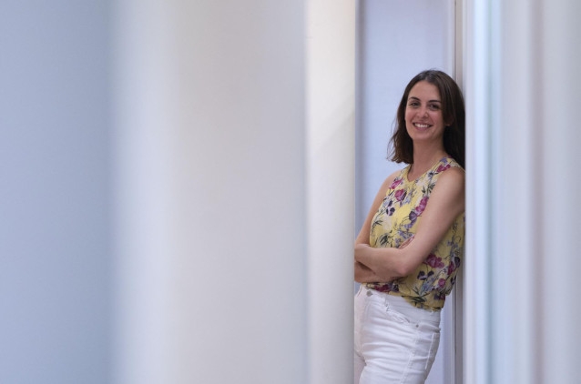 Archivo - La portavoz de Más Madrid en el Ayuntamiento, Rita Maestre, posa durante una entrevista a Europa Press