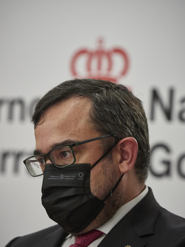 Archivo - El vicepresidente primero del Gobierno de Navarra, Javier Remírez.