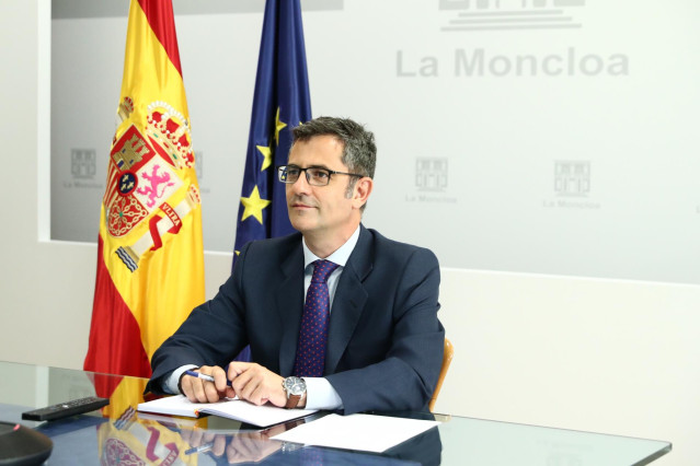 El ministro de la Presidencia, Relaciones con las Cortes y Memoria Democrática, Félix Bolaños