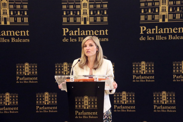 Archivo - La coordinadora autonómica de Ciudadanos (Cs) Baleares y portavoz del grupo parlamentario, Patricia Guasp.