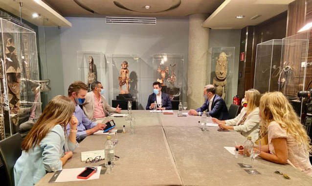 Momento de la reunión entre corresponsales, organizada por Forward_Mad.