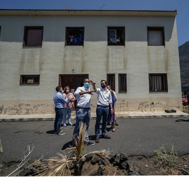 Pablo Casado, en su visita a la isla de El Hierro