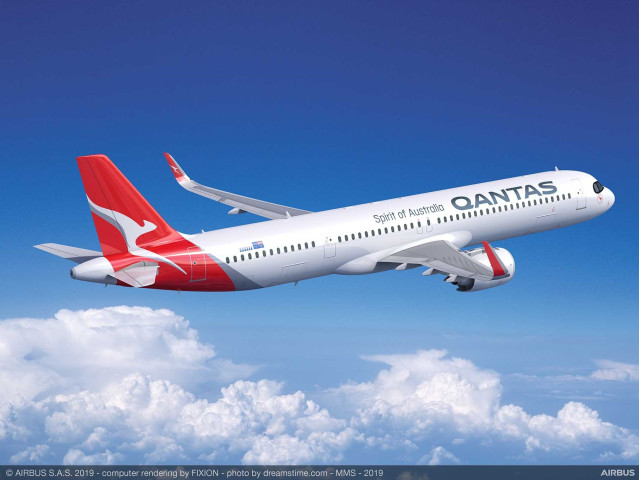 Archivo - Avión A321XLR para Qantas.