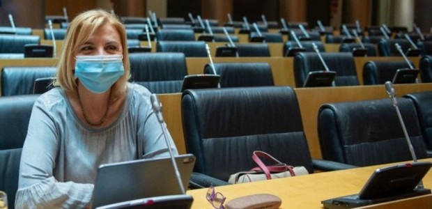 La portavoz del PP en la Comisión de Discapacidad en el Senado, Violante Tomás