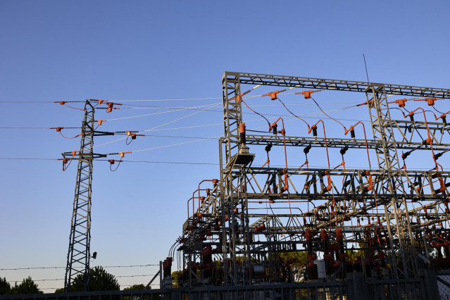 Una central eléctrica en Madrid