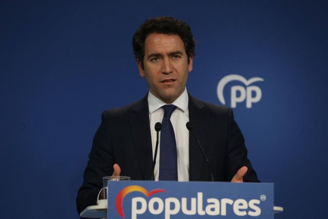 Archivo - El secretario general del Partido Popular, Teodoro García Egea.